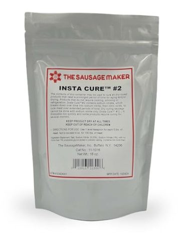 Insta Cure #2, 1 Lb Pink Curing Salt, Prague Powder, Quick Cure For Meat, Sausage, Made In USA - The Sausage Maker®