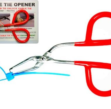 CABTOR® Cable Tie Opener (Authentic Product & Trusted Brand) | Unlock Zip Ties in 1 Second | Pocket-Sized & Stainless Steel Tool