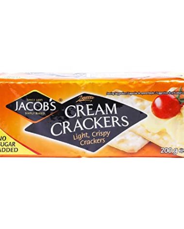 Jacob's Cream Crackers, No Added Sugar,7.05 Ounce (Pack of 6)