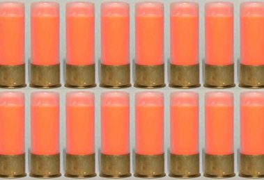 ST Action Pro Pack Of 20 Inert 12 GA 12GA Gauge Shotgun Orange Safety Trainer Cartridge Dummy Ammunition Ammo Shell Rounds with Brass Case
