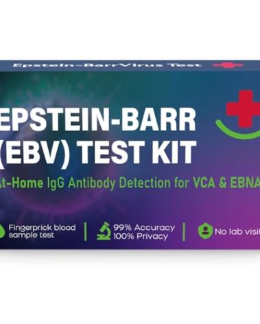 Epstein Barr (EBV) Test Kit in-Home | Quick Check for VCA & EBNA in 15-Minutes Reliable Result, Easy Self Testing at Home