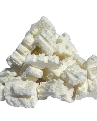 eConsumersUSA Organic Shredded Latex Foam 5lbs, 10lbs, 20lbs, 40lbs Made in USA 5 Pounds