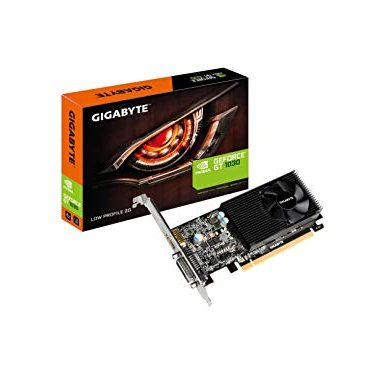 GIGABYTE GV-N1030D4-2GL GeForce GT 1030 Low Profile D4 2G Computer Graphics Card