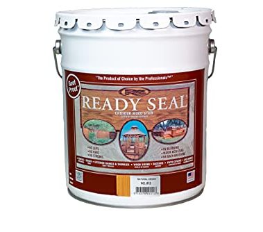 Ready Seal 512 5-Gallon Pail Natural Cedar Exterior Stain and Sealer for Wood