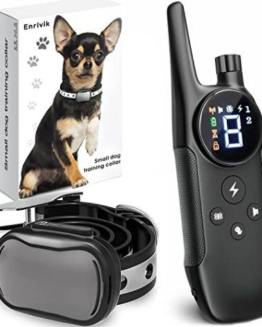 Extra Small Size Dog Shock Collar for Training Small Dogs 5-15lbs with Remote - Waterproof and 1000 Ft Range