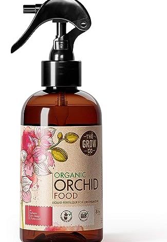 Organic Ready to Spray Orchid Food Mist - Bloom Booster Fertilizer for Orchids in Pots - Plant Nutrients for Healthy Flower & Reblooms (8 oz)