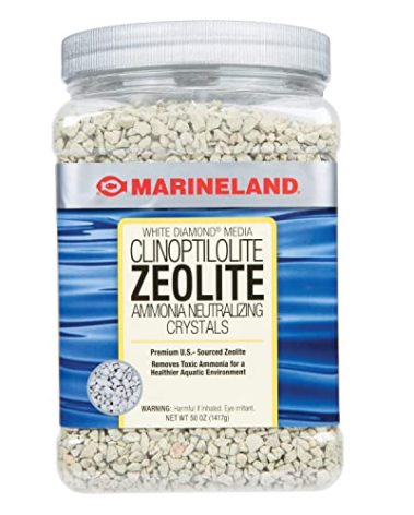 Marineland White Diamond 50 Ounces, Removes Toxic Ammonia, Aquarium Filter Media