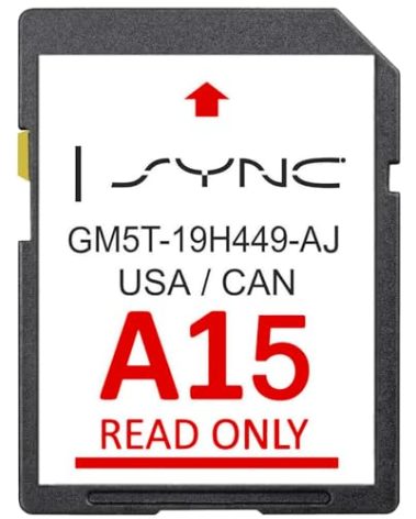 2025 Latest Version A15 Navigation SD Card Compatible with Ford/Lincoln, Includes New Updated Roads USA and Canada - Sync 2 Navigation System