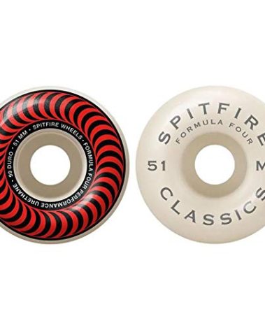 Spitfire Skateboard Wheels F4 Classics 99A Red/White 51mm