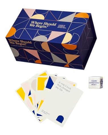 ESTHER PEREL Where Should We Begin? A Game of Stories - Conversation Cards for Couples & Friends - Interactive Couples Game with 200 Prompt Cards - 2-6 Player - Card Games for Couples & Date Night