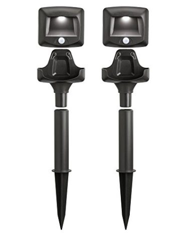 Beams MB572 35 Lumen Wireless Motion Sensing LED Path Lights, 2-Pack, Brown