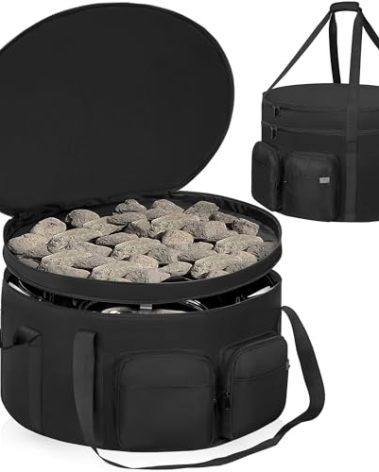 GYXZ 24 Inch Outdoor Fire Pit Bag Compatible with Model 883 885 Outland Firebowl, Firebowl Travel Carrying Case for 24-Inch Diameter Propane Gas Fire Pit, Bag Only