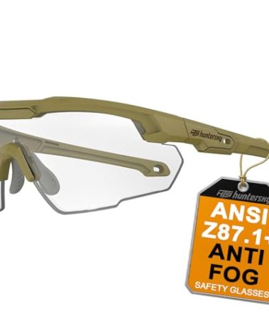 HTS HUNTERSKY HTS ballistic Glasses men S57 safety glasses tactical glasses, eye protection for shooting range OSHA Medical Dental