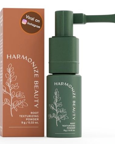 Harmonize Beauty Root Texture Powder for Women - Lifts Roots & Adds Volume to Hair, Styling & Finishing Powder, Talc Free & Natural, All Hair Types