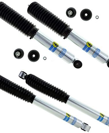 Bilstein 24-186735/24-186742 Set of Front and Rear B8 5100 Series Suspension Shock Absorbers fits Select Silverado/Sierra 1500 HD, 2500, 2500 HD, 3500, and 3500 HD Models | Easy Installation