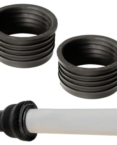 Fernco P33U-305 3-in. Service Weight Cast Iron Hub to 3-in. Sch. 40 PVC Compression Donut, 2-Pack