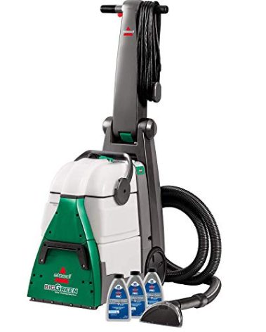 BISSELL® Big Green® Professional Carpet Cleaner with XL DirtLifter PowerBrush, 9-inch Long Reach Hose, 6-inch Tough Stain Tool, Includes BISSELL PRO MAX Formula with Stain Protect Technology