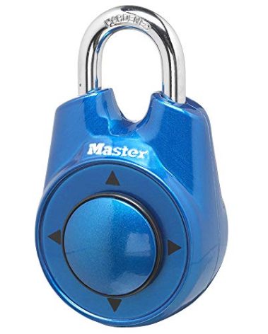 Master Lock 1500iD Set Your Own Directional Combination Padlock, Blue