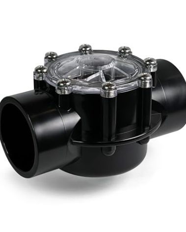 FibroPool Swimming Pool Check Valve - 1 1/2 Inch - Positive Seal & Non Lube Replacement Valve for Pools and Spas