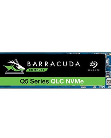 Seagate Barracuda Q5 500GB Internal SSD - M.2 NVMe PCIe Gen3 ×4, 3D QLC for Desktop or Laptop, 1-Year Rescue Services (ZP500CV3A001)