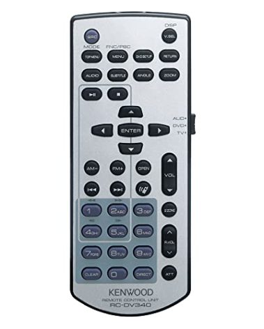KENWOOD KCA-RCDV340 Infrared IR Remote Control for KENWOOD Audio Receivers