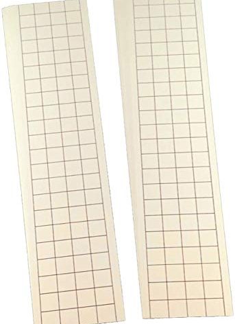 5"x17" 24 Pack, Fly Light, Insect Light Trap Replacement Glue Boards with 1" Grid