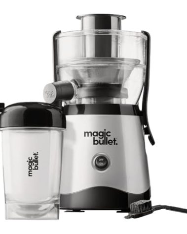 Magic Bullet Mini Juicer with Cup, Black and Silver