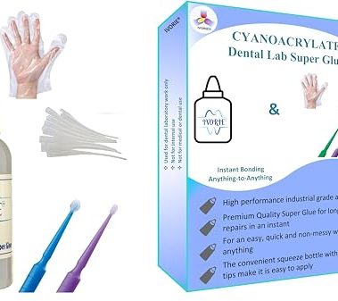 Ivorie Instant Bonding Glue Adhesive - Dental Lab (Medium - 2oz)