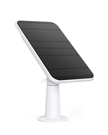 eufy Security Certified eufyCam Solar Panel, Compatible with eufyCam, Continuous Power Supply, 2.6W Solar Panel, IP65 Weatherproof