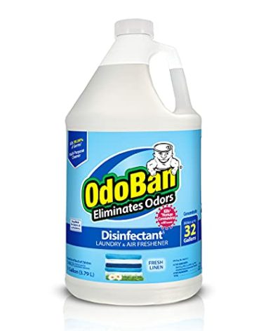 OdoBan Disinfectant Concentrate and Odor Eliminator, 1 Gallon, Fresh Linen Scent