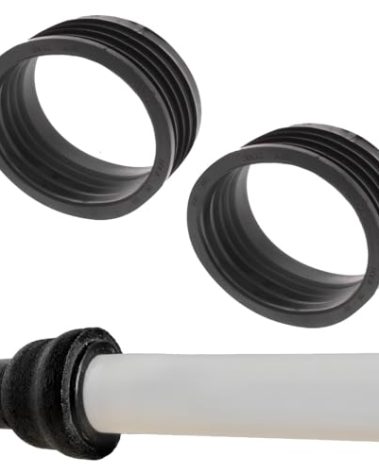 Fernco P44U-405 4-in. Service Weight Cast Iron Hub to 4-in. Sch. 40 PVC Compression Donut, 2-Pack