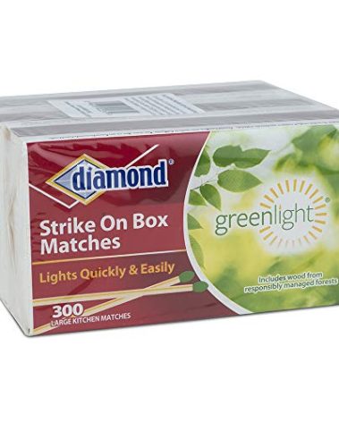Diamond Greenlight Strike on Box Matches, 300 Count, 3 Pack