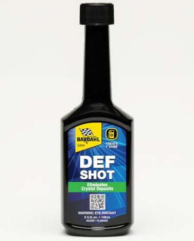 Bardahl DEF-Shot 3350 - The Ultimate DEF Cleaner and Anti-Crystallization Diesel Additive Reducing DEF Consumption - 5oz