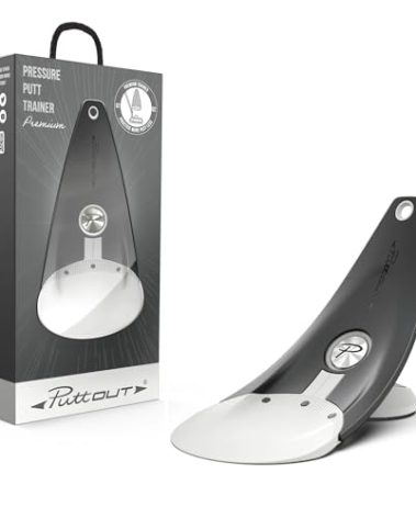 PuttOUT Premium Pressure Putt Trainer - Perfect Your Golf Putting (Stone)