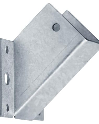 10 Pack 45-Degree Post and Beam Knee Bracket for 2x4 Post,Inner Width:1-1/2",14 Gauge(2mm Thick ) 45°Angle Pergola Support Bracket