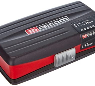FACOM - 1/4 Inch Square Socket Set (38 Tools & Parts) - RL.NANO1PB - Ratchet Wrenches, Screwdrivers and Bits - Complete Clamping and Screwing Set - Hand Tools