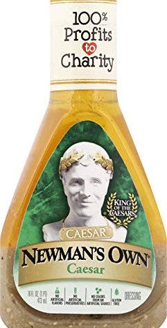 Newman's Own Salad Dressing, Caesar, 16-Ounce Bottles (Pack of 6)
