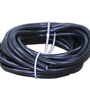 TOPENS 25FT Extension 5 Conductor Cable Original Core Wire for Gate Openers Arm Actuator Accessories 25 Feet Black