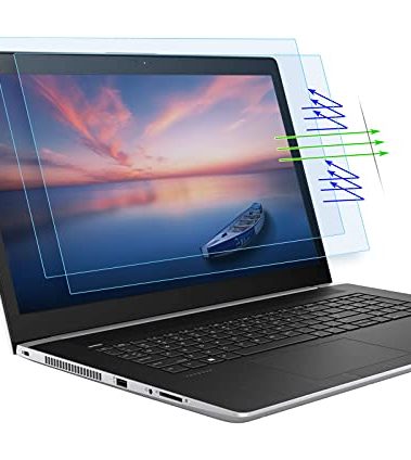 (2PCS Pack) 15.6 inch Laptop Screen Protector Blue Light Anti Glare Filter for HP Envy X360 15.6 inch/Pavilion 15.6/ProBook 15.6/EliteBook 15.6/OMEN 15, Eye Protection Computer Monitor Protector