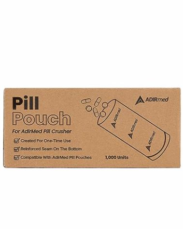 VivaEssentials 1000 Pill Crusher Pouches for VivaEssentials Pill Crusher