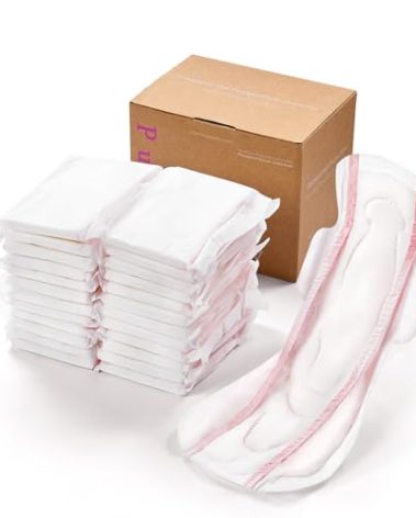PurComfy 24 Count Premium Postpartum Pads with Wings, Large Maximum Absorbency Postpartum Maternity Pads Ultra Soft Heavy Flow Secure Leak Protection After Birth