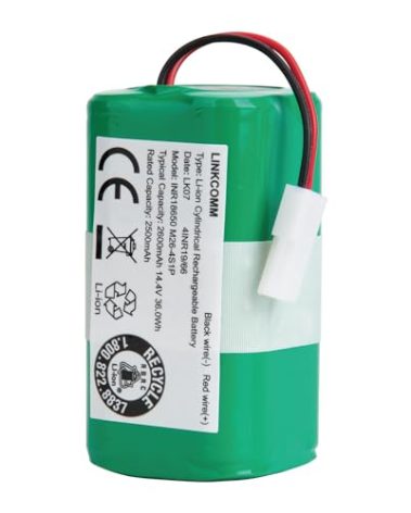 LINKCOMM Battery Replacement for Bissell Robot Vacuum EV675, EV775, 2503, 2933, 29339, Model 1618526 Battery