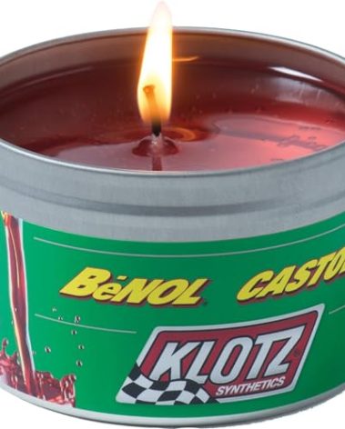 Klotz Race Scented Candle with BeNOL Castor Oil Scent