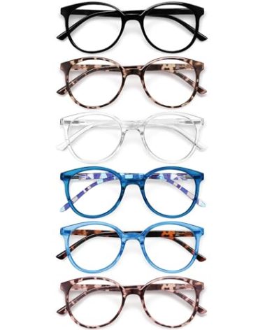 GIBLOGO Reading Glasses for Women/Men Eye Glasses Blue Light Reading Glasses Cheaters Eyeglasses
