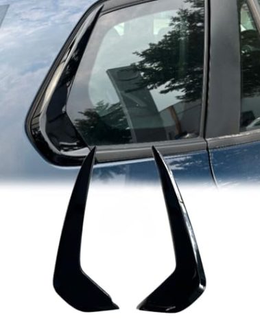 1Pair Glossy Black Rear Window Trim Molding Cover Trim for Mazda CX-50 2023-2024