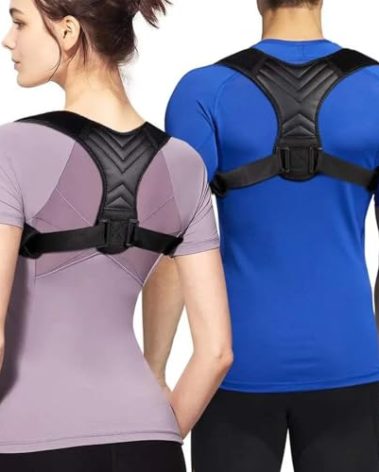 Posture Corrector for Women, Back Straightener for Men, Upper Back Support Brace, Adjustable Shoulder Corrector for Improving Back and Neck Posture Relief Pain