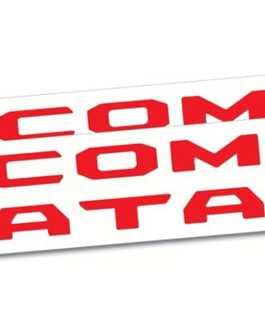 (2 Sets) Prime Series UV Weatherproof Vinyl Decals Precut Letter Inserts Compatible Fits Tacoma Tailgate 2024-2026 (Gloss Red)