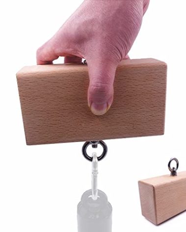 Lights Mountain Wooden Pinch Block Grip Hand Grip Workout Climbing Power Grip Forearm Finger Exerciser Strength Training Strengthener Equipment