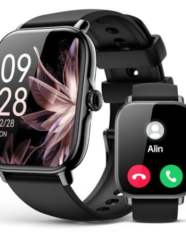 Smart Watch for Women Men- Answer/Make Call, 2025 IP68 Waterproof Fitness Step Tracker Watch with Sleep Monitor/Activity Counter/110+ Sport Mode, Smartwatch for Andriod iPhone iOS Samsung Compatible