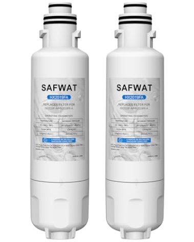 HX2019FR-A HX2019F-A Water Filter Compatible with Hisense HRM260N6TSE HRFD560SW HRCD585BW HRFD634BW HRCD650BW HRCD586TBWB Mora MRM260N6TSE Refrigerator (2 Pack)